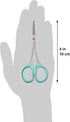 Beaditive Sewing and Embroidery Scissors Set (2 Pc.) Curved and Straight, Sharp, Stainless-Steel Design | Precision Tips, Ergonomic Rubber Handle ...