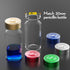 20mm Aluminium Cap for Crimp Glass Vial Aluminium Sealing Top (Red) 100pk...
