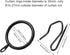 Hotop 30 Pcs Metal Drapery Curtain Rings 0.98/1.26/1.65 inch Interior Diameter and 30 Pcs Hanging Curtain Drapery Pin Hooks for Window Door Shower...