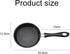 Egg Frying Pan, 4.7-Inch Single Egg Durable Small Pan with Handle, Nonstick Frying Pan With Lid Covered, Heat Resistant Small Egg Skillet Cooking ...