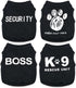 4 Pieces Puppy Clothes Dog Shirt for Small Dogs Boy Male Dog Clothes Teacup Yorkie Clothes Funny Pattern Breathable Lightweight Soft Puppy Shirt A...