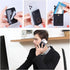Credit Card Holder for Back of Phone with Ring Stand Stick on Phone Wallet Ultra-Slim Self Adhesive RFID Blocking Ring Pocket Wallet(Finger Ring P...