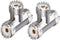 UHF Triple Tee Connector UHF Female to Dual UHF Female 3 Way Splitter Coax Adapter PL259 SO239 T Shape Adapter for Ham Radio CB Antenna 2 Pack...