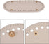 PH PandaHall 1pc Crochet Bag Bottom Oval Long Crochet Shaper Base 9.8 x 4.7" Oval Purse Bottom Bag Cushion Base with Holes for Handbag DIY Shoulde...