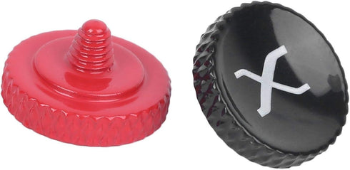 Alloy Black + Red Paint Spraying Treatment Camera Shutter Release for X Series Cameras with Rubber Ring Shutter Fuji Soft Release Fuji Shutter Rel...