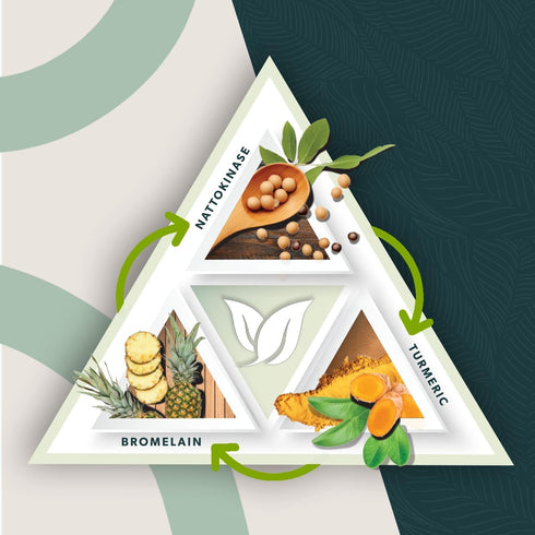 Spike Tri-Support+ with Nattokinase, Bromelain, and Turmeric - includes Dandelion Extract, Black Seed Extract, Green Tea Leaf, Selenium for A Full...