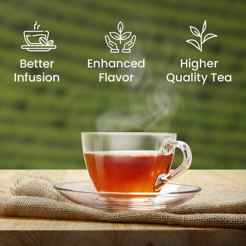 Blendart, India's Original Masala Chai Tea bags (100 Count) Classic Assam Black Tea blended with Ginger Cardamom and Exotic Spices Robust & Spicy ...