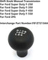 Auto Gear Shift Knob 6-Speed Shifter Compatible with for Ford Super Duty SuperDuty F-250 F-350 F-450 F-550 1999-2010 ZF6 F81Z7213AA for Manual Tra...