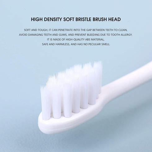 Automatic Touch Control 5-Speed Adult Models Sonic Rechargeable Dental Cleaning Electric Toothbrush (White)...