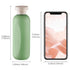6.7oz Travel Shampoo Bottle, Empty Plastic Squeeze Bottles with Flip Cap, 4PCS Lotion Container for Toiletries (200ml, Green)...