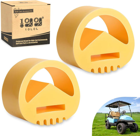 10L0L 2 Pack Motor Mount Vibration Dampener Engine Snubber for Club Car DS Gas 1984-up and Precedent Gas 2004-up Golf Cart, Replace OEM 1012164 10...