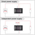 AKK LED Digital Voltmeter Ammeter Blue Red LED Amp Dual Digital Display Voltage Meter...