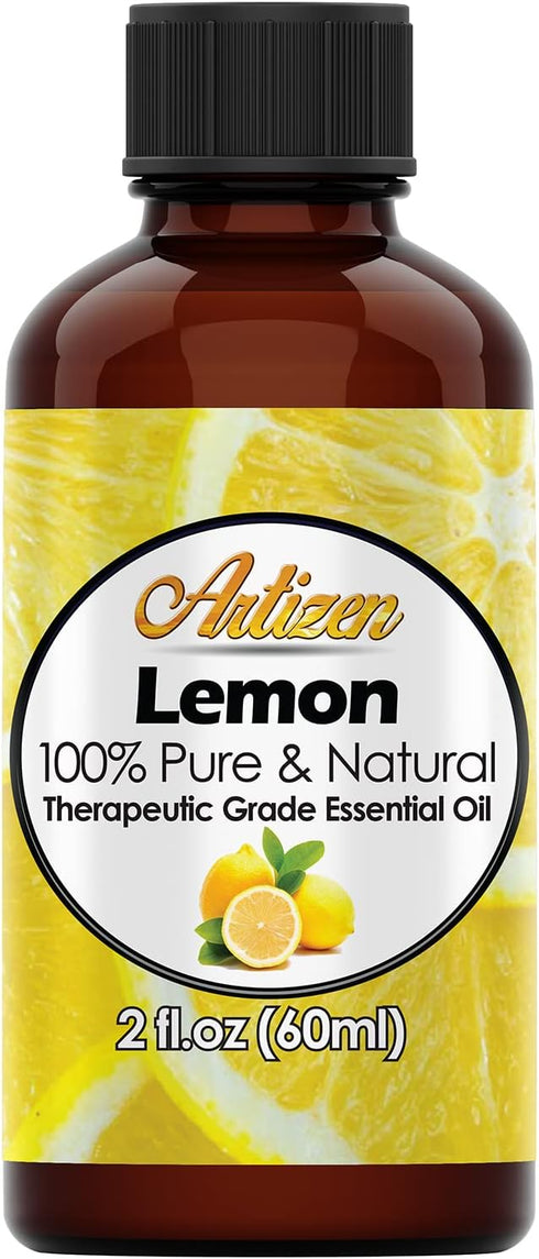 Artizen 2oz Oils - Lemon Essential Oil - 2 Fluid Ounces...