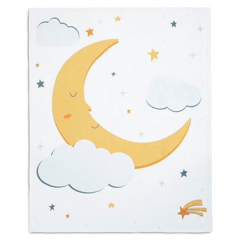 Delta Children Milestone Baby Blanket – Monthly Blanket for Pictures – Photo Blanket for Newborns, Moon...