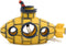 uxcell Aquarium Fish Tank Decoration Bubble Maker Yellow Spaceship Ornament 13x6x8cm...