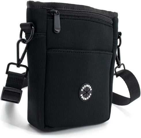 COOWONE Dog Treat Pouch,Drawstring Dog Training Pouch Bag with Shoulder Strap Phone Pocket Poop Bag Dispenser | Pet Treat Training Bag for Treats,...
