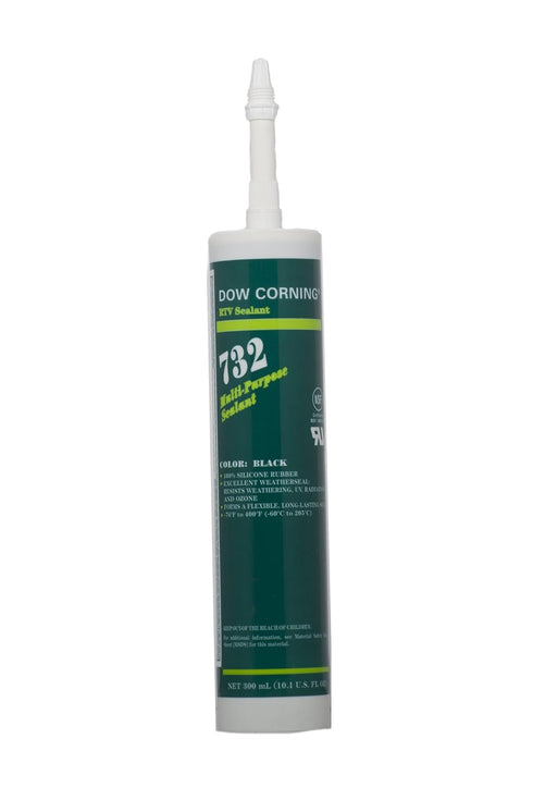 Dow Corning 1892011 732 Black Multi-Purpose Sealant, -60 to 205 Degree C, 300 mL...
