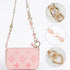 2Pcs Purse Chain Strap Extende, DIY Flat Chain Strap Handle Bag Accessories Replacement Womens Accessory Bag Chain Straps Heart Shape...