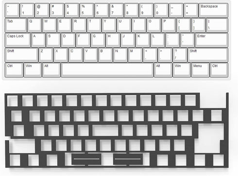 Eva Keyboard PCB Foam 60 Layout,Poron Switch Pads 120Pcs and Keyboard Sound Dampeners for Custom Keyboard...