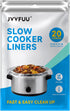 Slow Cooker Liners 3-8 Quart, Cooking Bags Large Size 13"x 21", Slow Cooker Bags Disposable Oval Large For Crock Pot (20)...