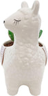 Succulent Pot, 4.5 Inch Alpaca Shaped Ceramic Succulent Cactus Flower Plant Pot Planter for Home Garden Office Decoration (Plant Not Included) (Wh...