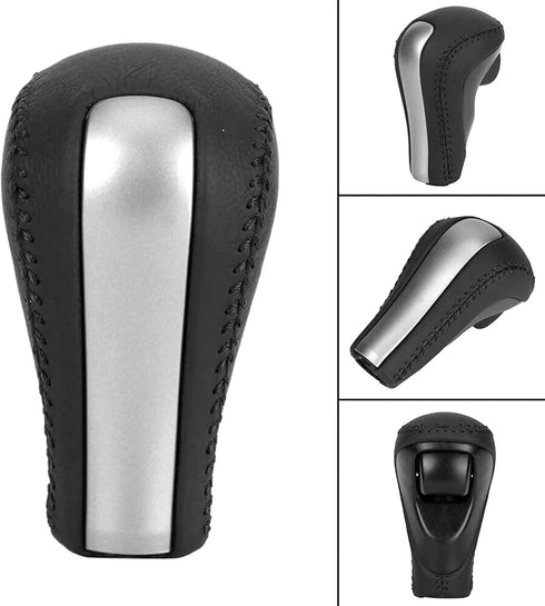 Gear Shifter Knob for Honda Accord 2008-2012 Gear Shift Knob Leather Car Stick Lever Handle Automatic Stick Shifter Head Transmission Gear Shift L...