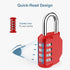 Puroma 1 Pack Combination Lock 4 Digit Locker Lock Outdoor Waterproof Padlock for School Gym Locker, Sports Locker, Fence, Toolbox, Gate, Case, Ha...