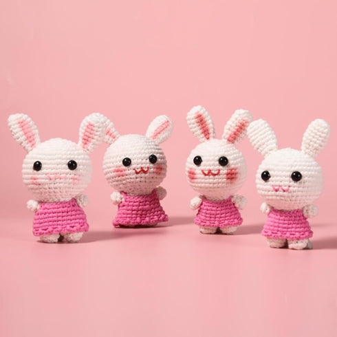 Soft Amigurumi Yarn for Crocheting with Easy-to-See Stitches Chunky Yarn Bulk, Knitting & Crochet Supplies for Beginner to Crochet Amigurumi and O...