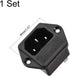 uxcell Screw Mount 3 Pins IEC320 C14 Inlet Power Socket AC 250V 10A W Fuse 1Set...