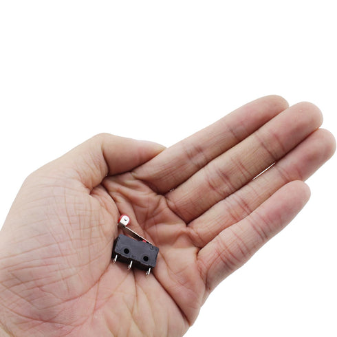 14PCS AC 250V 5A SPDT 1NO 1NC Tacho Micro Switch Tripod Miniature Limit Switch with Roller for Computer Automotive Electronics Communication Equip...