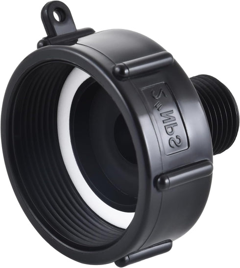 275-330 Gallon IBC Tote Adapter, 2" Fine Thread to 3/4" Male Thread, Food Grade Drain Adapter for Garden Hose Connection...
