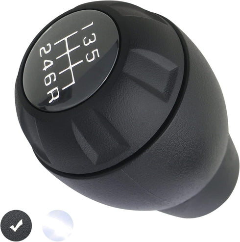 APPERFiT Shift Shifter Knob for Manual Transmission Black Compatible with Jeep Wrangler JK 2011 2012 2013 2014 2015 2016 2017 2018 Gear Shifter...