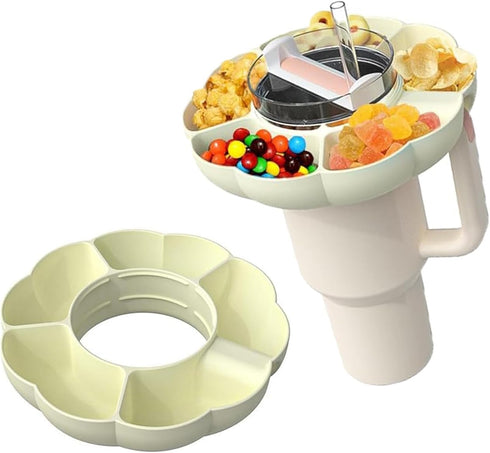 Snack Bowl for Stanley 40 oz Tumbler with Handle,Snack Container for Stanley Tumbler, Snack Tray Snack Platters for Stanley Cup, Stanley Cup Acces...