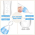 Nuanchu Baby Spoons 2 Pack Silicone Baby Food Feeder 3 oz Squeeze Feeding Spoon Toddler Dispensing Feeder Suction Cup Design Travel Friendly for K...