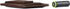 Alpine Swiss Harper Mens RFID Slim Front Pocket Wallet Magnetic Money Clip ID Card Holder Leather Glossy Nappa Brown...