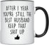 YouNique Designs 1 Year Anniversary Coffee Mug for Him, 11 Ounces, 1st Wedding Anniversary Cup For Husband, One Year, First Year, 1st Year (Black ...