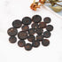 Create idea 20pcs 4 Holes Circular Button Natural Buffalo Horn Fastener for Blazers Costumes Crafts Washable Clothes Decoration 2 Sizes 15mm 20mm ...