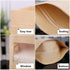 50 pcs Kraft Bags with Window Stand Up Ziplock Seal Paper Bag Resealable Large Food Storage Pouch 1oz 3.5×5.5in...