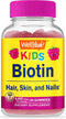 Biotin Gummies for Kids 5000 mcg - Supports Hair Growth, Skin Health, and Nails - Natural Sourced Flavors - GMO Free, Gluten Free - Gummy for boys...