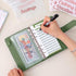 SKYDUE Budget Binder with 8pcs Zipper Envelopes,Money Organizer for Cash with 12pcs Expense Sheets & 24 Rose Gold Sticky Labels...