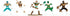 Jada Toys Power Rangers 1.65" Die-cast Metal Collectible Figures 20-Pack, Toys for Kids and Adults, Silver...
