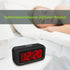 Digital Alarm Clock, Small Wall Clock, Battery Operated, 1.2" LED Large Display, 2-Level Brightness Dimmer, 12/24Hr, Snooze, 4 PCS AA Batteries La...