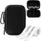 Phomemo D30 D35 Label Marker Black Case with 3 Rolls of White Label Tapes, Waterproof Storage Bag with 12 x 40mm (3/8" x 11/2") 160 Tapes/Roll, Bl...