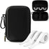 Phomemo D30 D35 Label Marker Black Case with 3 Rolls of White Label Tapes, Waterproof Storage Bag with 12 x 40mm (3/8" x 11/2") 160 Tapes/Roll, Bl...