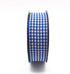 VIVIQUEN Blue Gingham Ribbon Checkered Ribbon 1-Inch 25 Yard Each Roll 100% Polyester Woven Edge (Blue)...