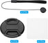 PATIKIL 86mm Lens Cap Set, 5Pack Sides Pinch Snap Camera Lens Cover for Front Len Suitable for 86mm Thread Universal DSLR Lenses for Nikon, for Fu...