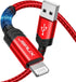 JSAUX ?Apple MFi Certified? Lightning Cable 6ft, iPhone Charger Cable Nylon Braided Heavy Duty, Upgraded C89 USB Lightning Cord for iPhone 11 Xs M...
