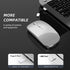 Wireless Mouse Chargeable Portable Silent Wireless Mouse USB and Type-C Dual Mode Wireless Mouse 3 adjustable DPI for Laptop, Mac, MacBook, Androi...