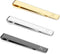 UBGICIG 3 Pcs Stainless Steel Tie Clips for Men Elegant Personalized Letter Tie Clip Set for Men Classic Gold Silver Black Tone Tie Bar Father's D...