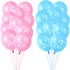 30 Pcs Gender Reveal Balloons Girl or Boy Latex Balloon 12 Inches Pink Blue Party Balloon for Gender Reveal Baby Shower Themed Decorations...